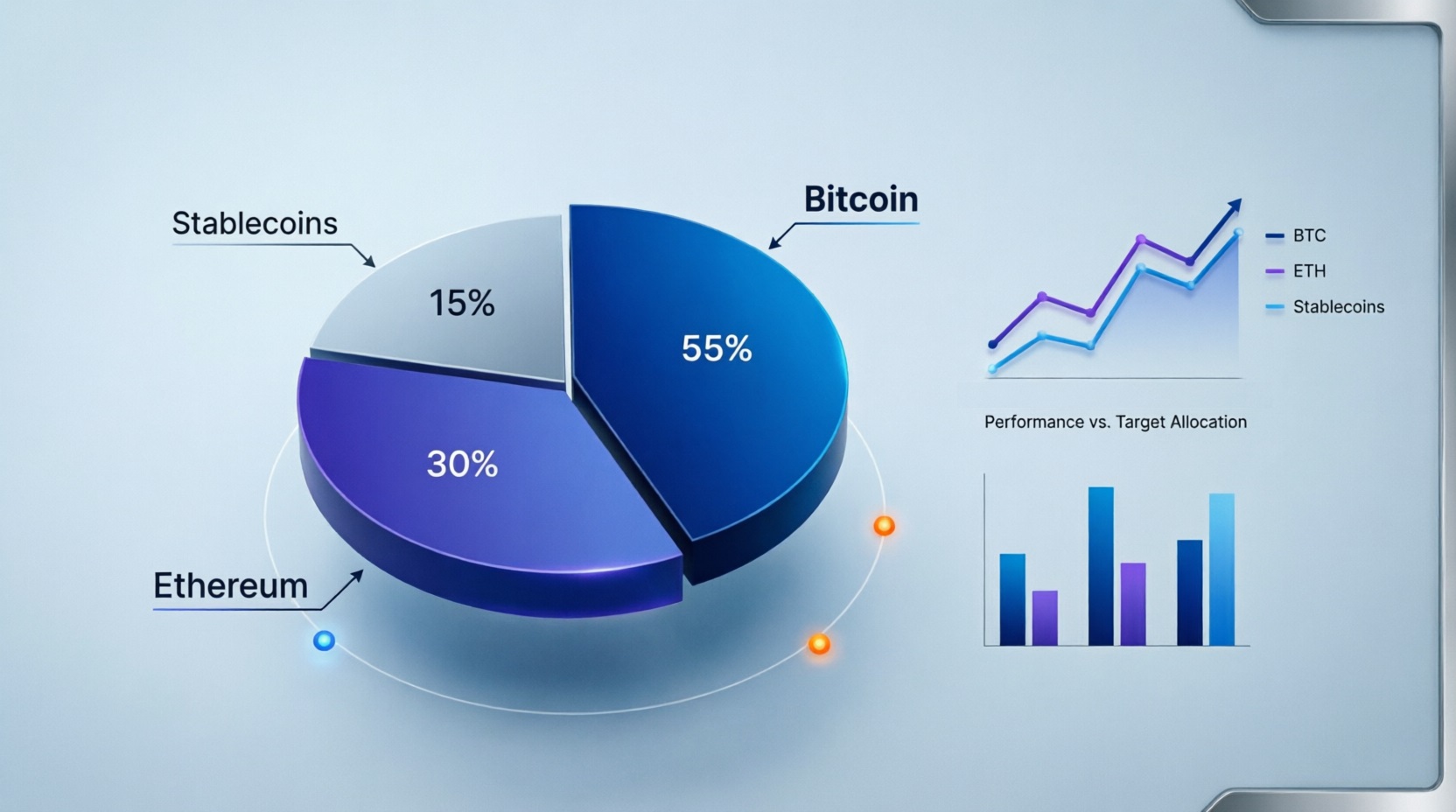 Ребалансировка криптопортфеля 2026: как сохранить 73% капитала при просадке рынка